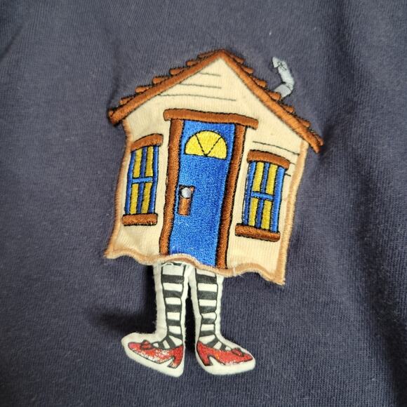 Vintage 90s Wizard of Oz House on Witch T-Shirt, size Small (kids) - Picture 2 of 5